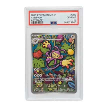 2025 Pokemon M2 JP - Ambipom ART RARE #092 - PSA 10 GEM MT
