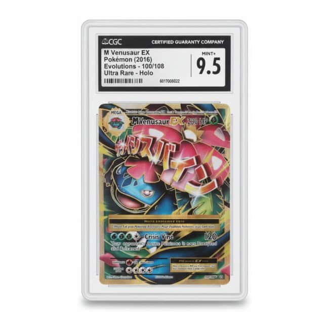 2016 Pokémon Evolutions - M Venusaur EX #100 - CGC 9.5 MINT+