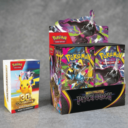Pokémon TCG 30th Celebration booster bundle + Pokemon Mega Evolution – Pitch Black Booster Box - Image 1